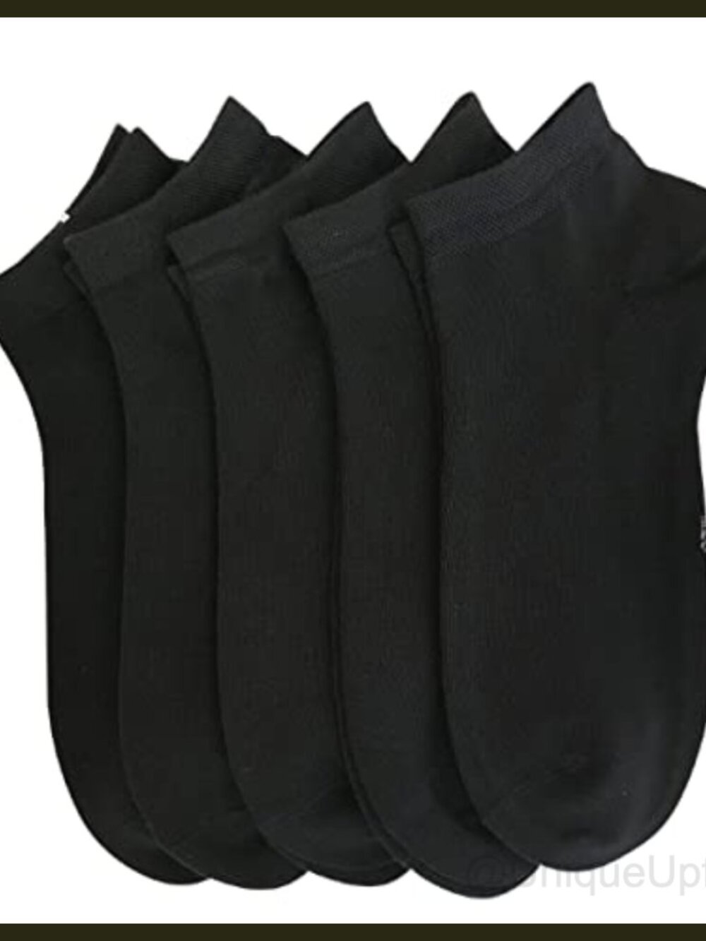 Viscose Bamboo Ankle Socks Low Cut Thin Lightweight Soft 5 Pairs